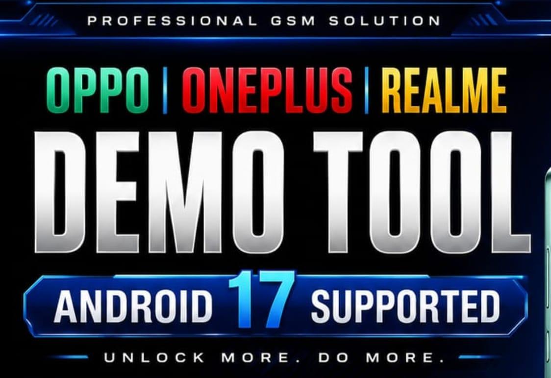 REALME/OPPO/ONEPLUSE DEMO REMOVE TOOL LIFE TIME (ANDROID 17 SUPPORT)